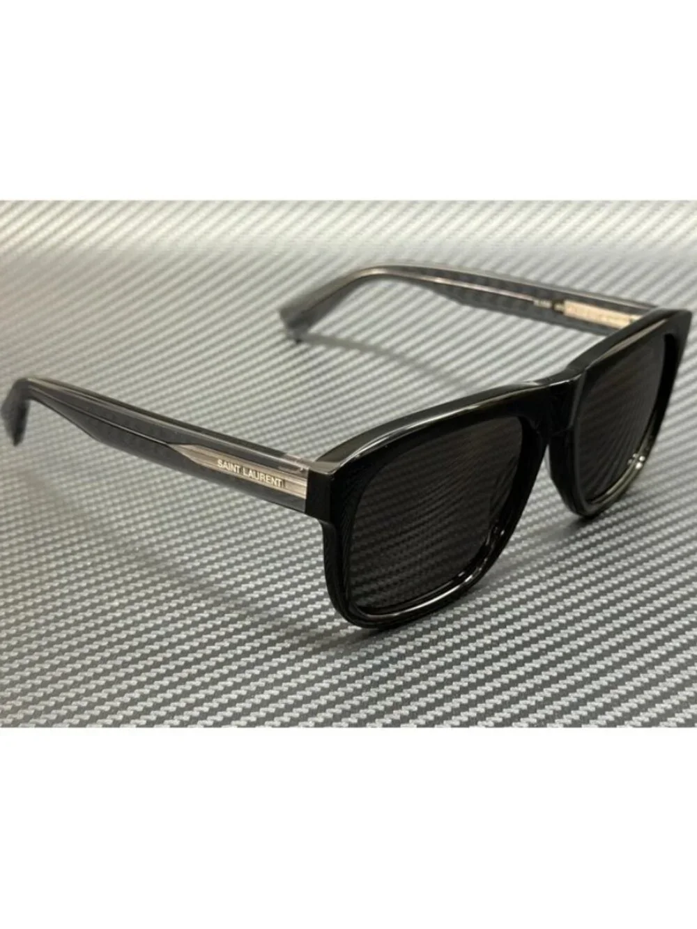 New Saint Laurent Men Black Sunglasses 57-19-145